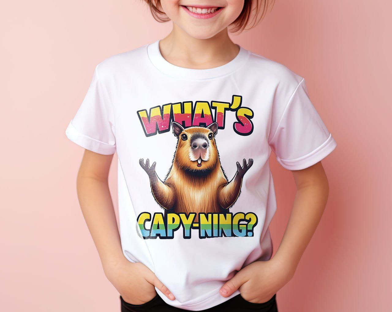 Camiseta de Capybara ,camiseta  para niños y adultos , CAPIBARA TSHIRT,Capybara
