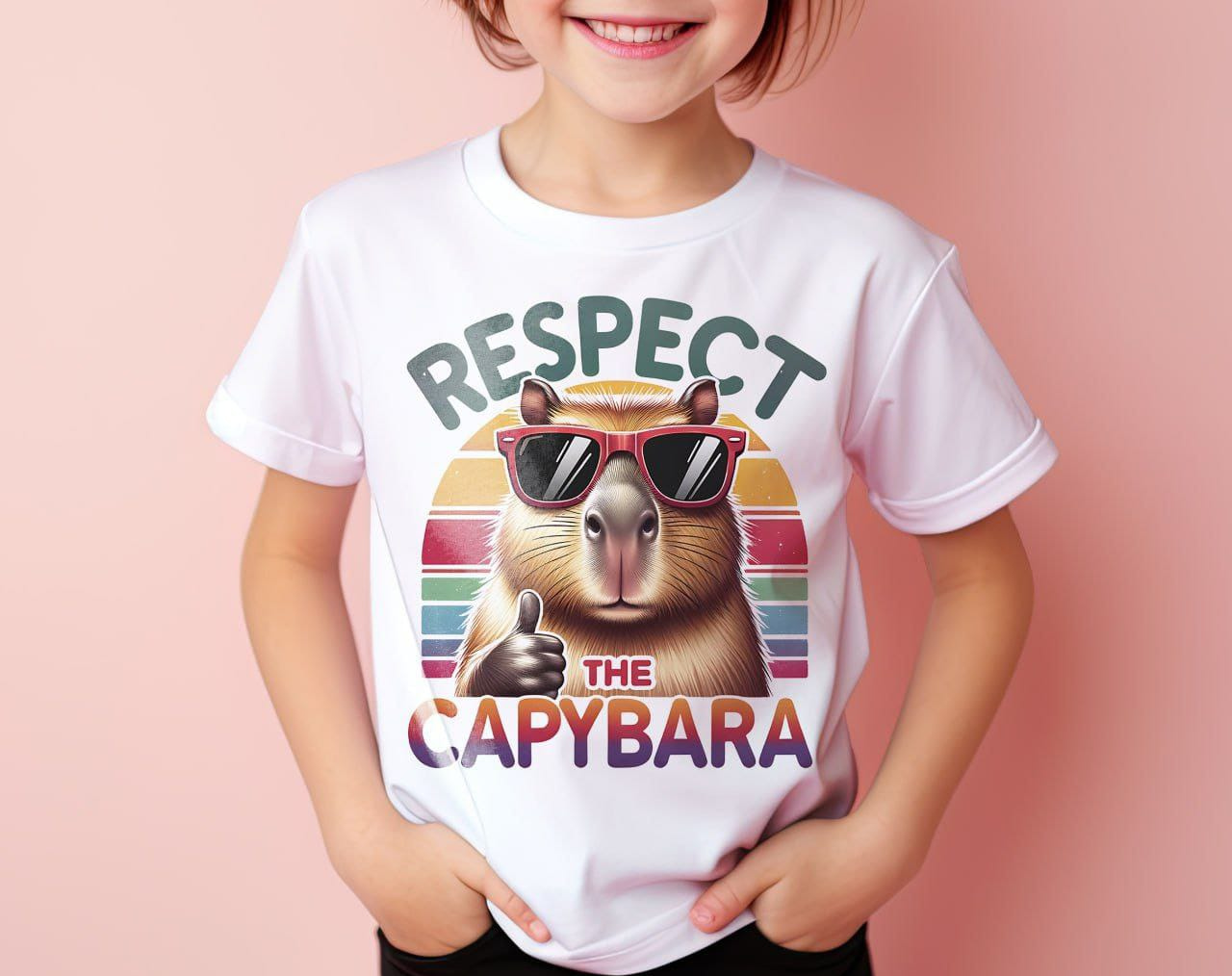 Camiseta de Capybara ,camiseta  para niños y adultos , CAPIBARA TSHIRT,Capybara