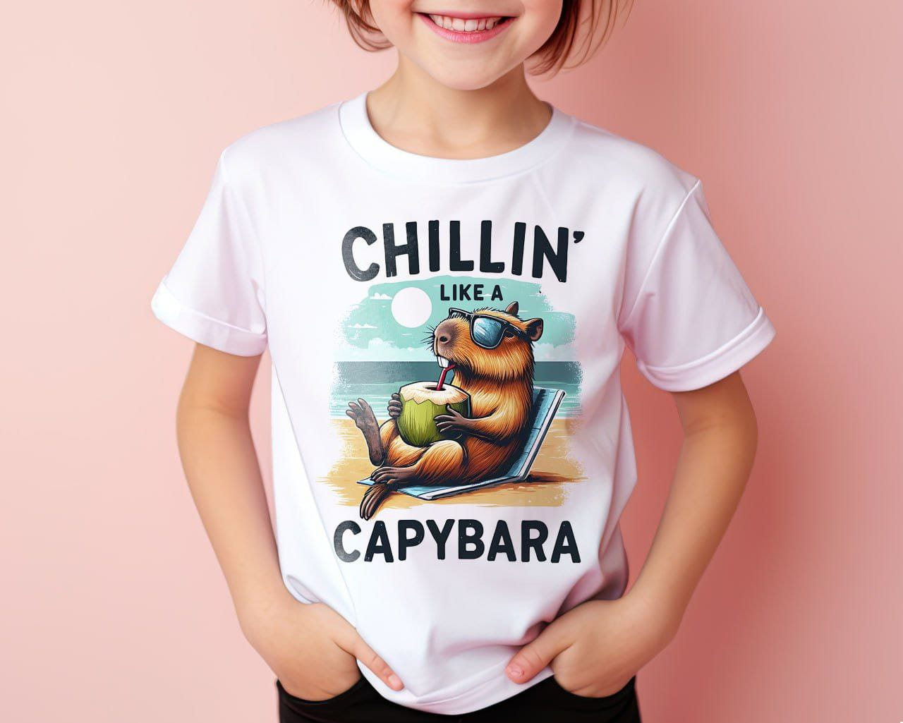 Camiseta de Capybara ,camiseta  para niños y adultos , CAPIBARA TSHIRT,Capybara