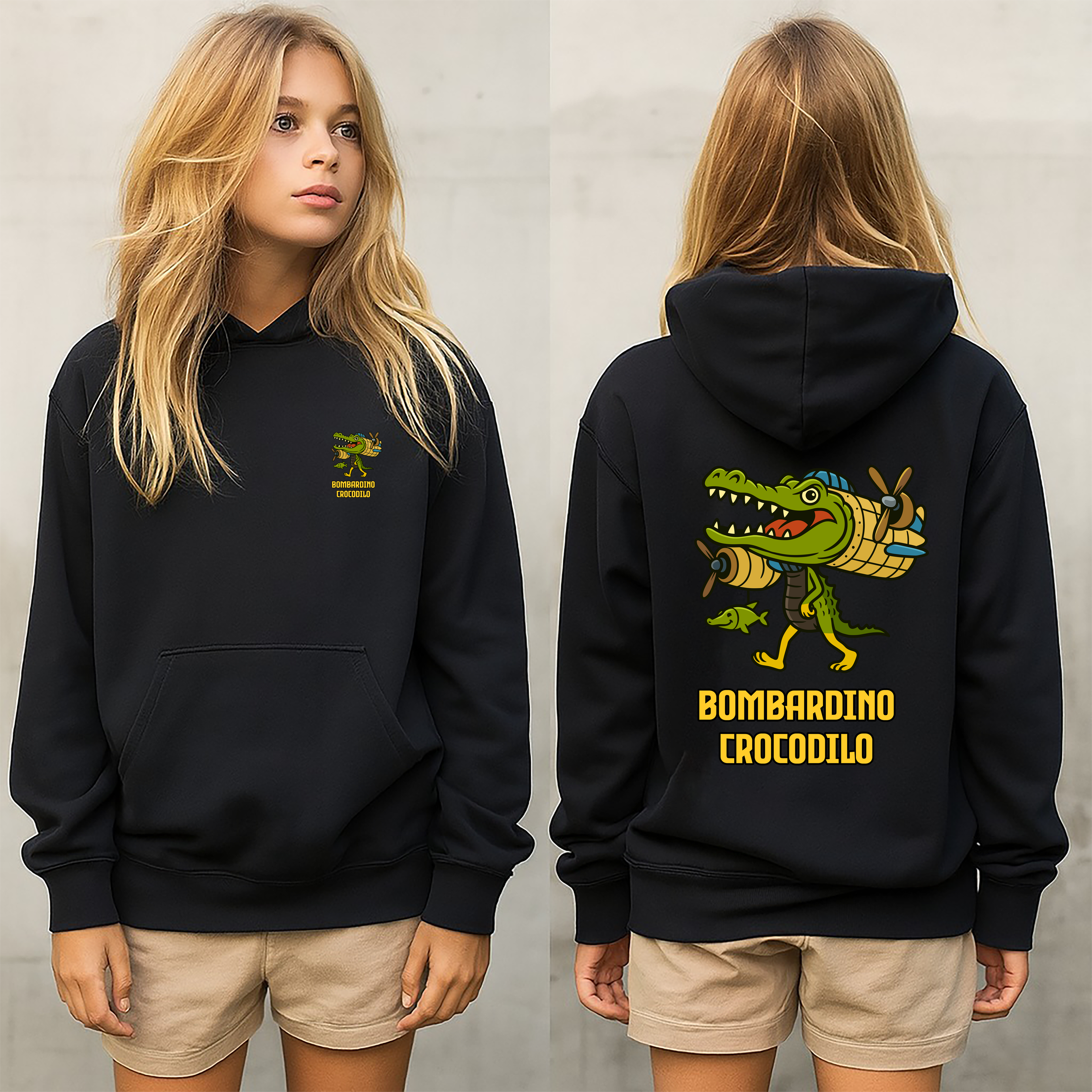 sudadera  Italian Brainrot ,sudadera para niños y adultos  ,  Italian Brainrot sweatshirt