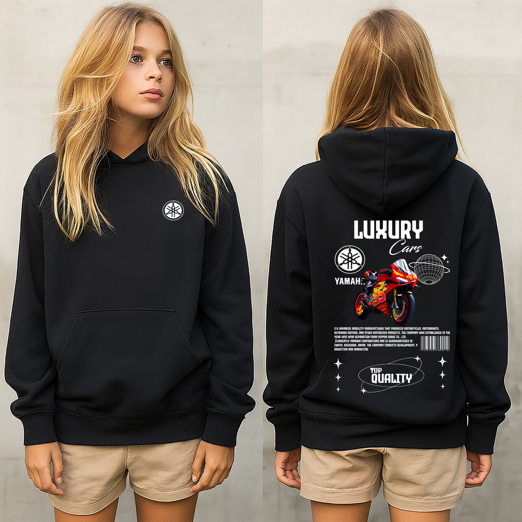 Sudadera con YAMAHA MOTO .sudadera para niños y adultos  , YAMAHA sweatshirt, motos, motobaik