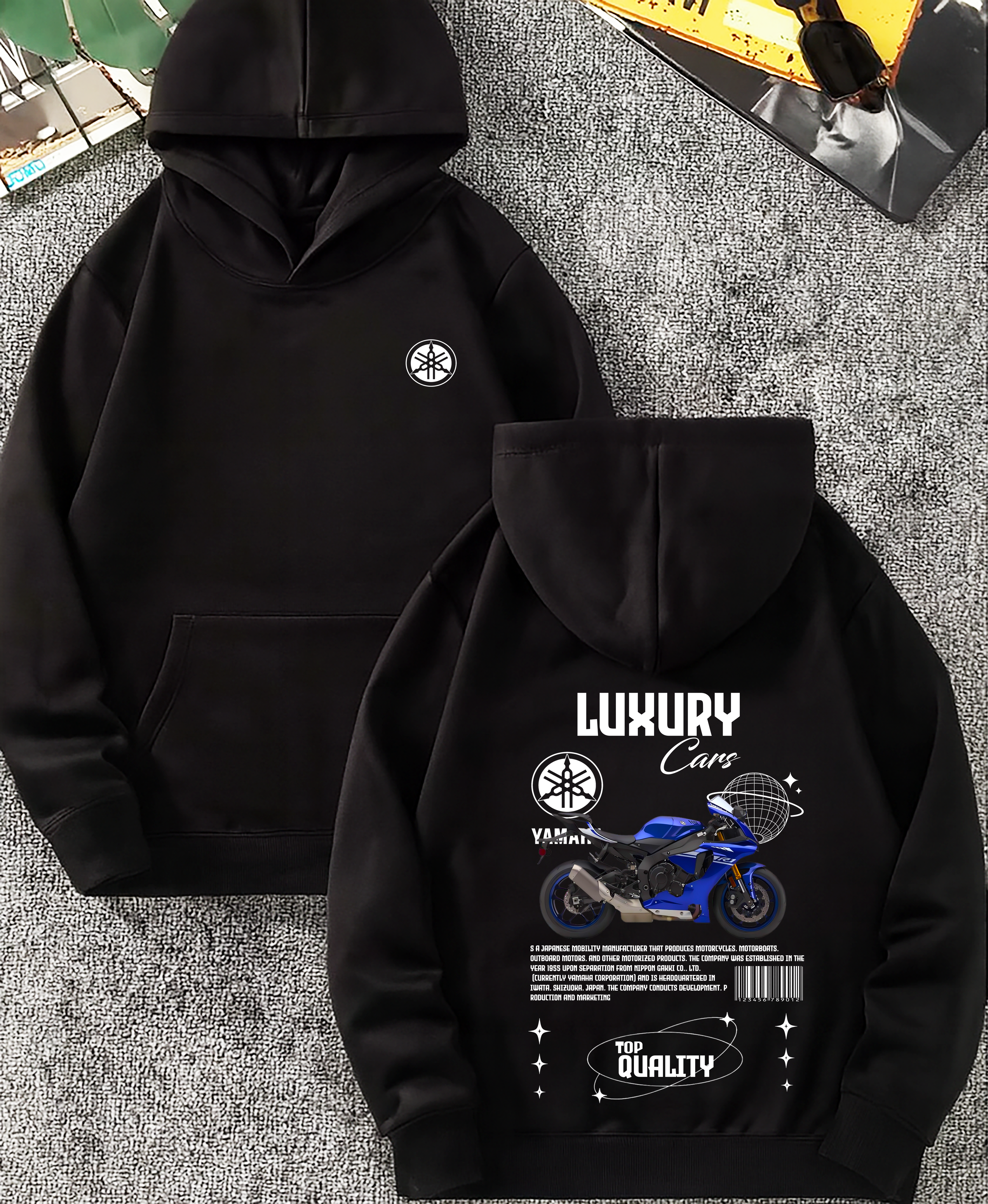 Sudadera con YAMAHA MOTO .sudadera para niños y adultos  , YAMAHA sweatshirt, motos, motobaik