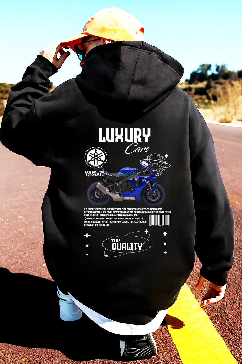 Sudadera con YAMAHA MOTO .sudadera para niños y adultos  , YAMAHA sweatshirt, motos, motobaik