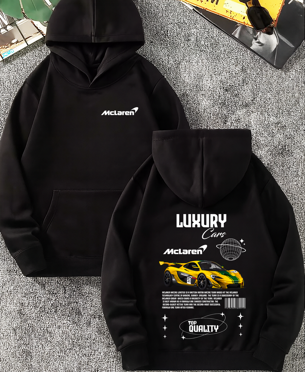 Sudadera con MACLAREN  .sudadera para niños y adultos  , sudadera de MACLAREN car  ,all cars,mas coches