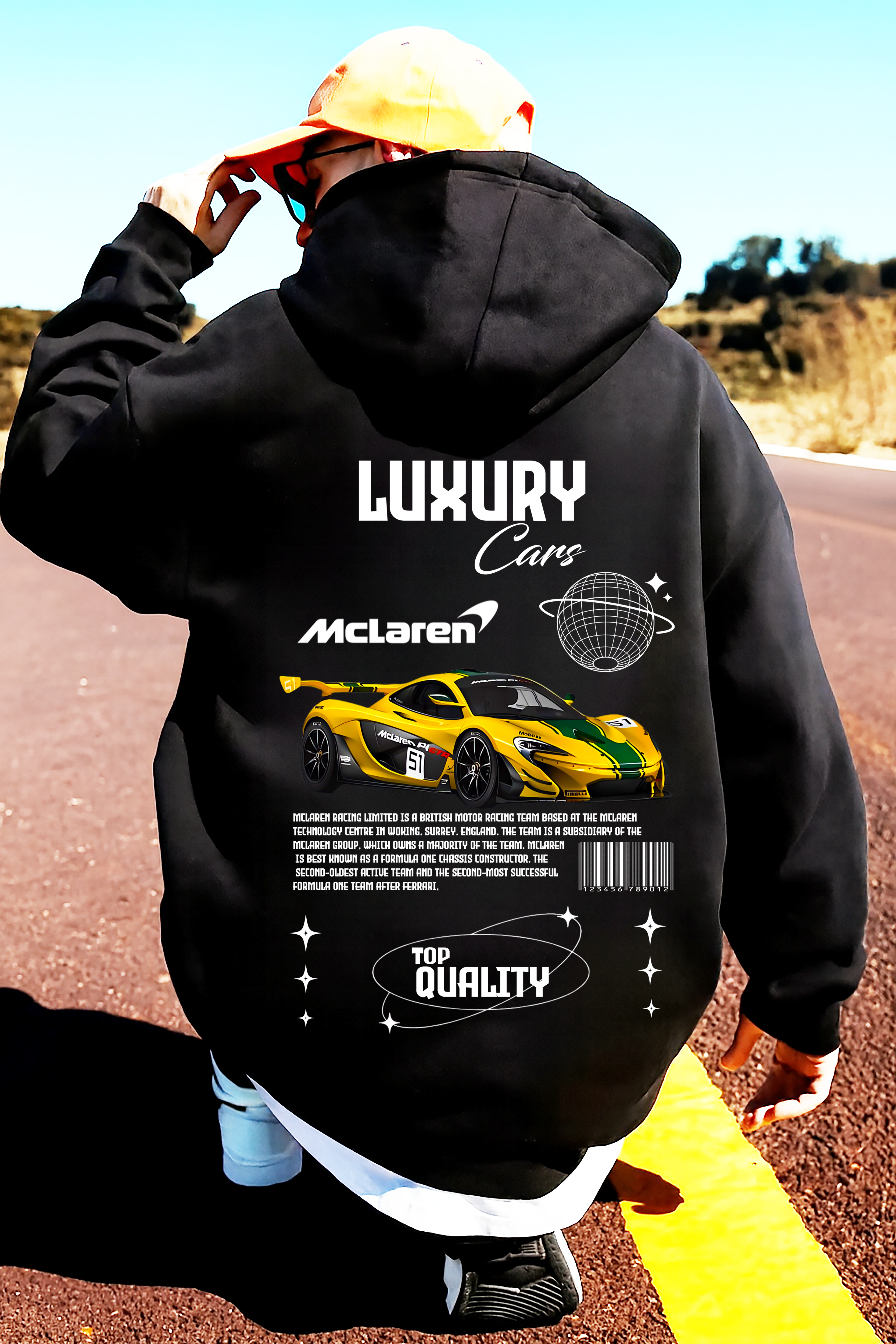 Sudadera con MACLAREN  .sudadera para niños y adultos  , sudadera de MACLAREN car  ,all cars,mas coches