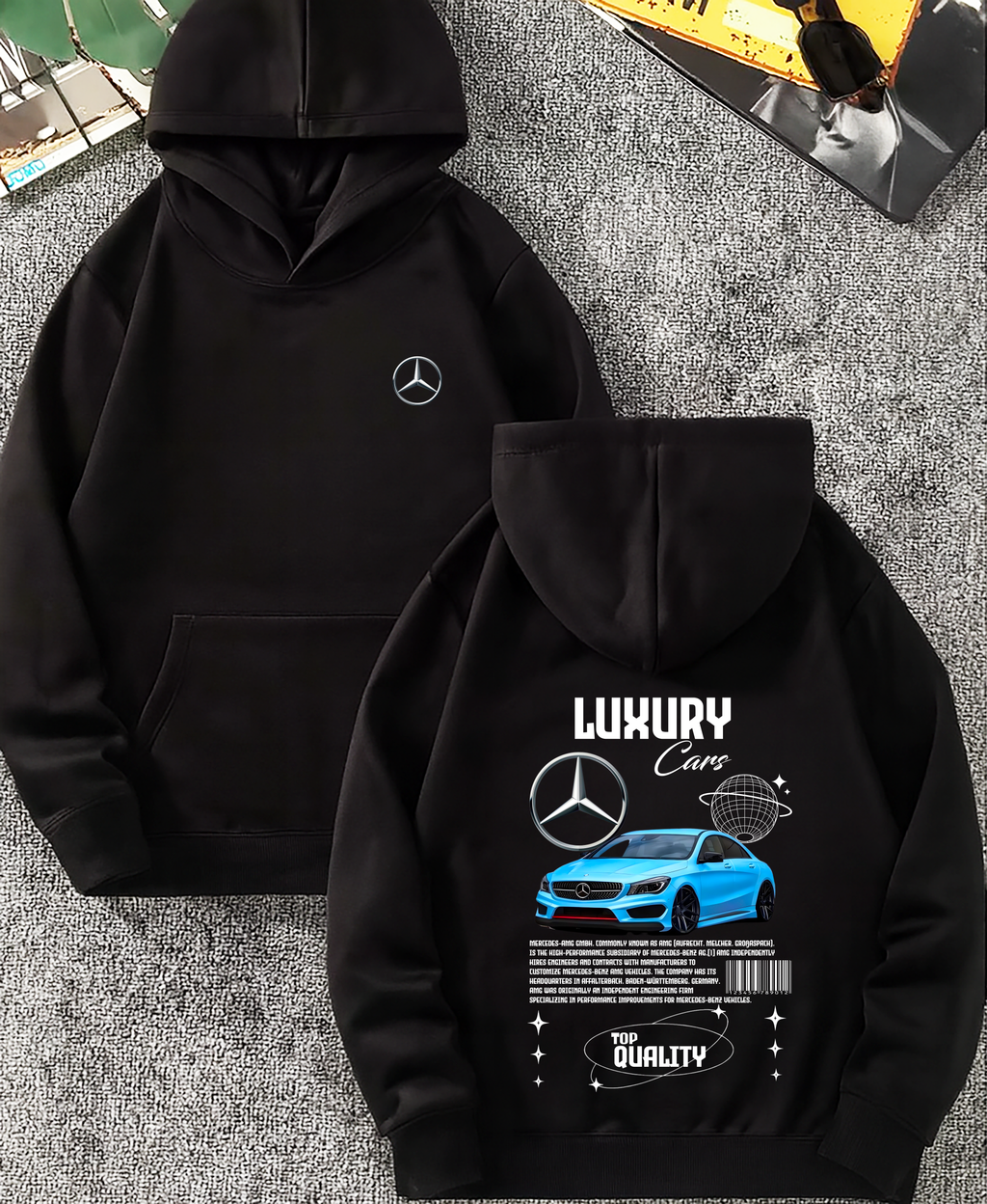 Sudadera Mercedes car .sudadera para niños y adultos  , sudadera con diseño de mercedes