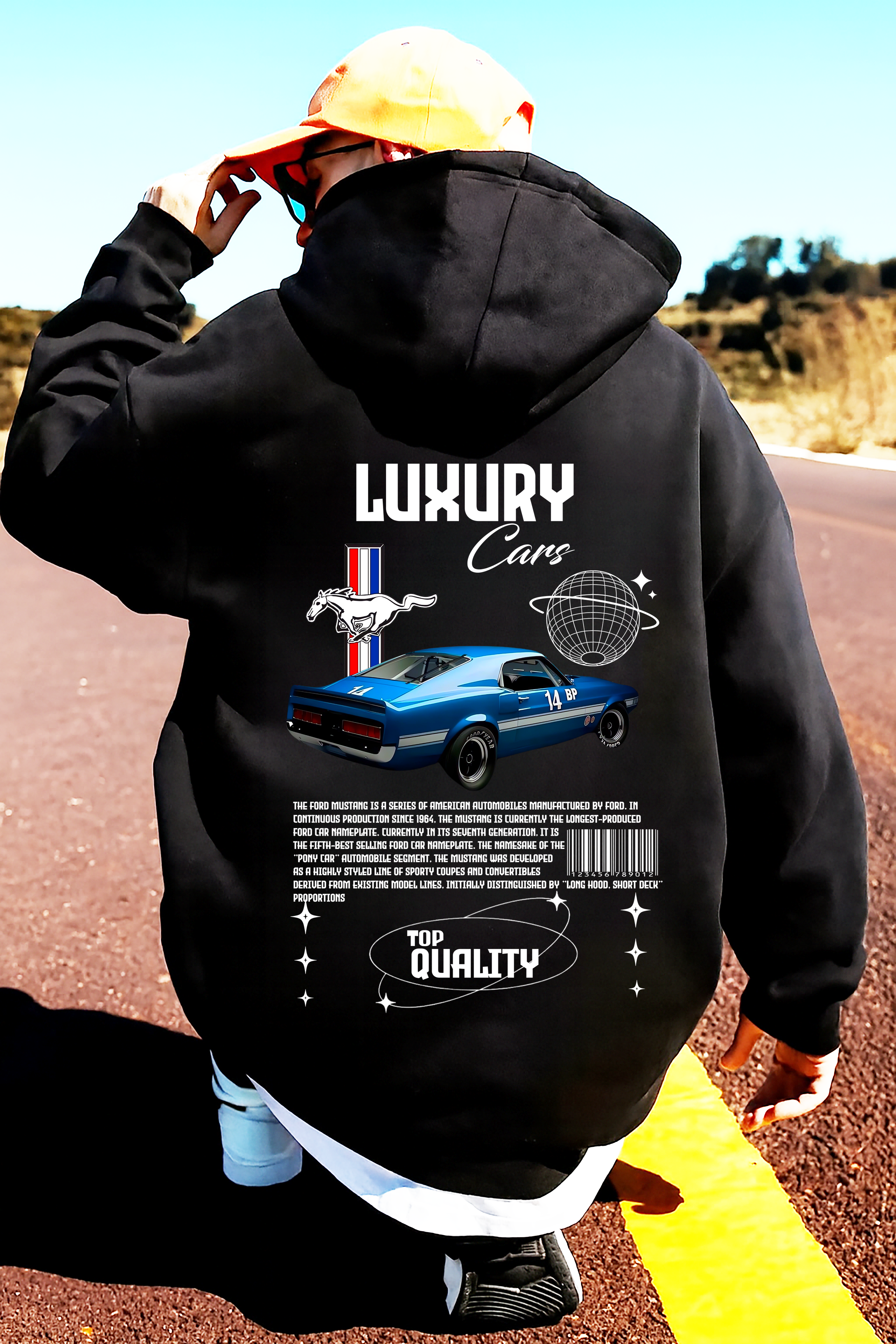 Sudadera Mustang  car .sudadera para niños y adultos  , sudadera con diseño de mustang , all cars , mas coches