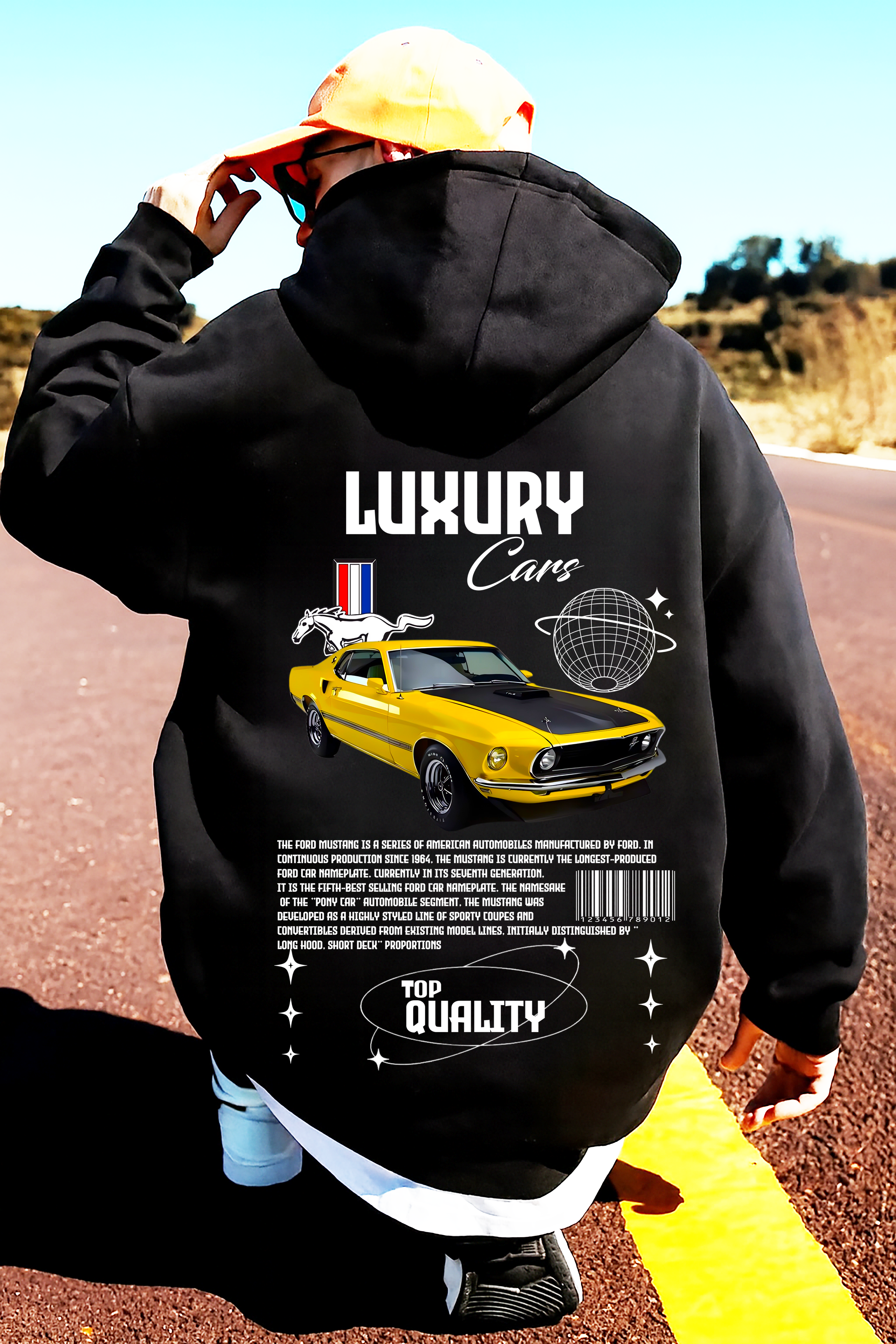 Sudadera Mustang  car .sudadera para niños y adultos  , sudadera con diseño de mustang , all cars , mas coches