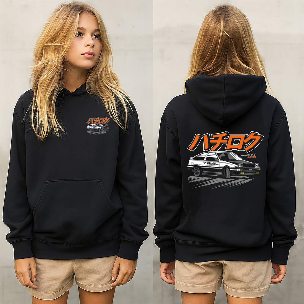 sudadera con diseño de Toyota   ,sudadera muy caliente y cómoda , toyota AE86 colección y accesorios TOYOTA AE86