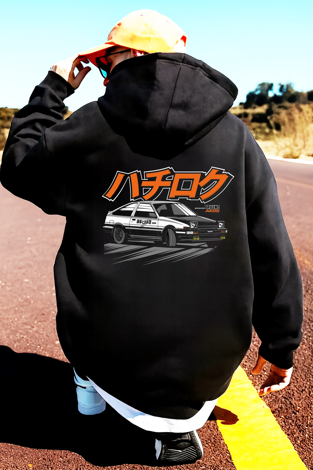 sudadera con diseño de Toyota   ,sudadera muy caliente y cómoda , toyota AE86 colección y accesorios TOYOTA AE86