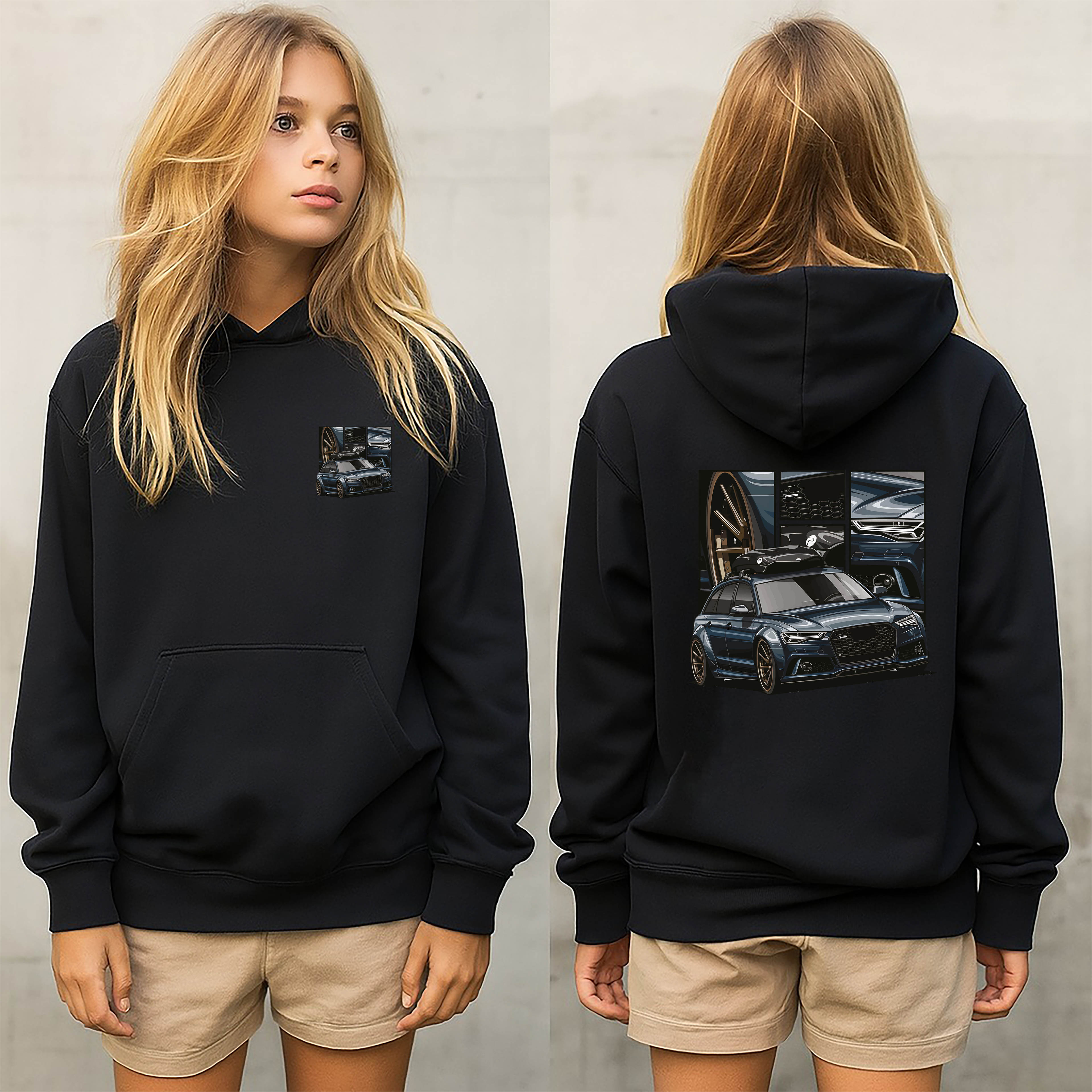sudadera con diseño de Audi sport , sudadera muy caliente y cómoda ,colección y accesorios de audi