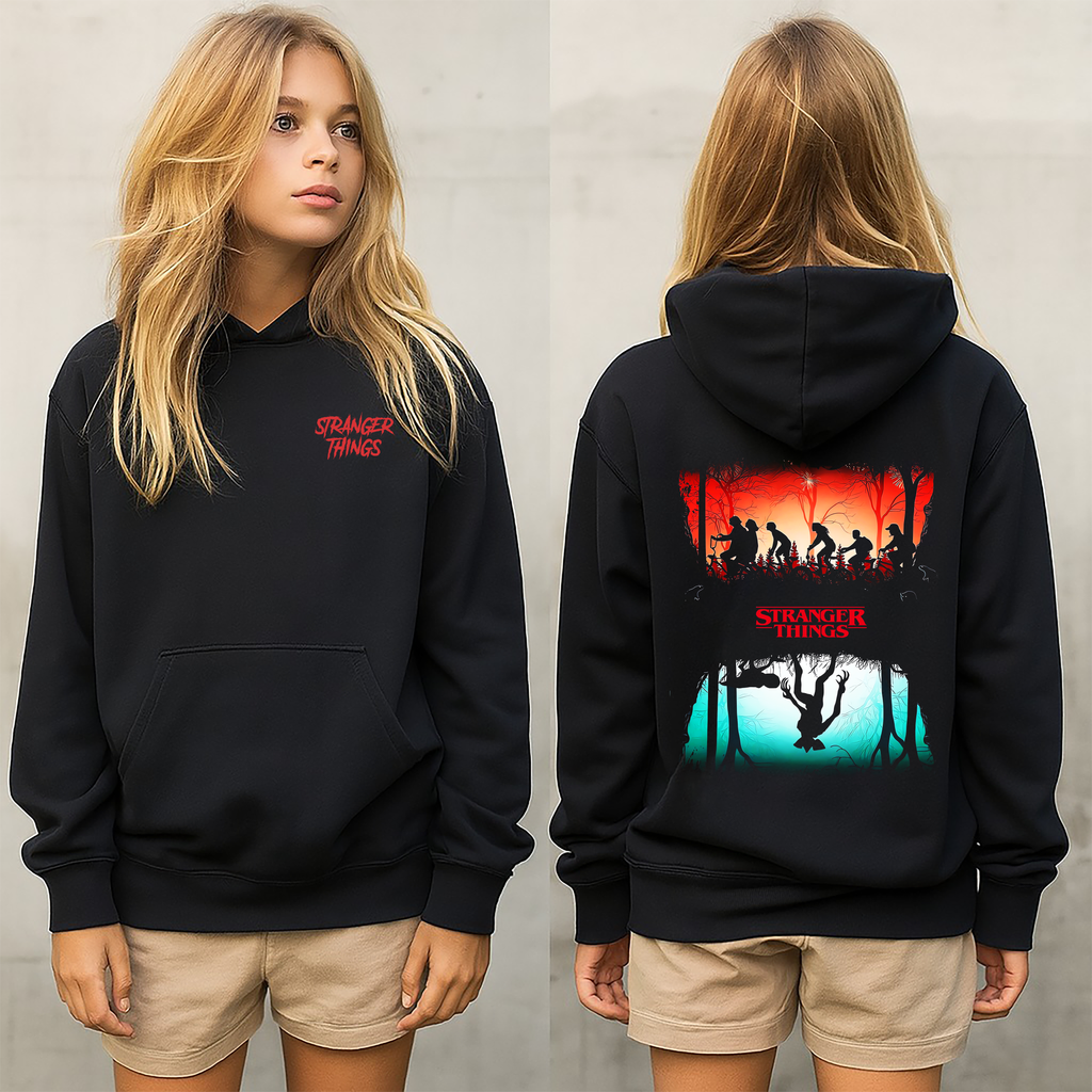 stranger things sudadera,sudadera para niños y adultos  , la serie de stranger things colección