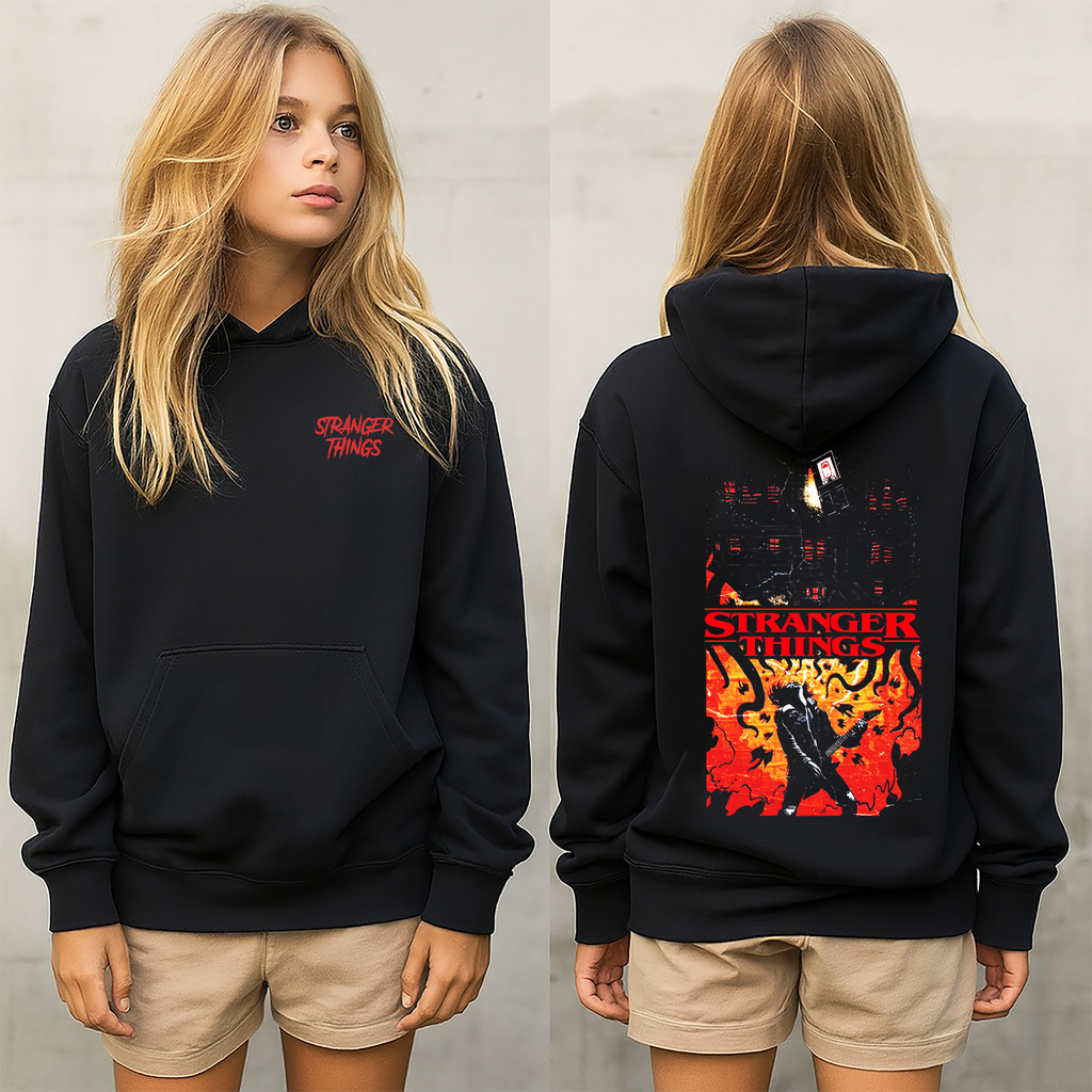 stranger things sudadera,sudadera para niños y adultos  , la serie de stranger things colección
