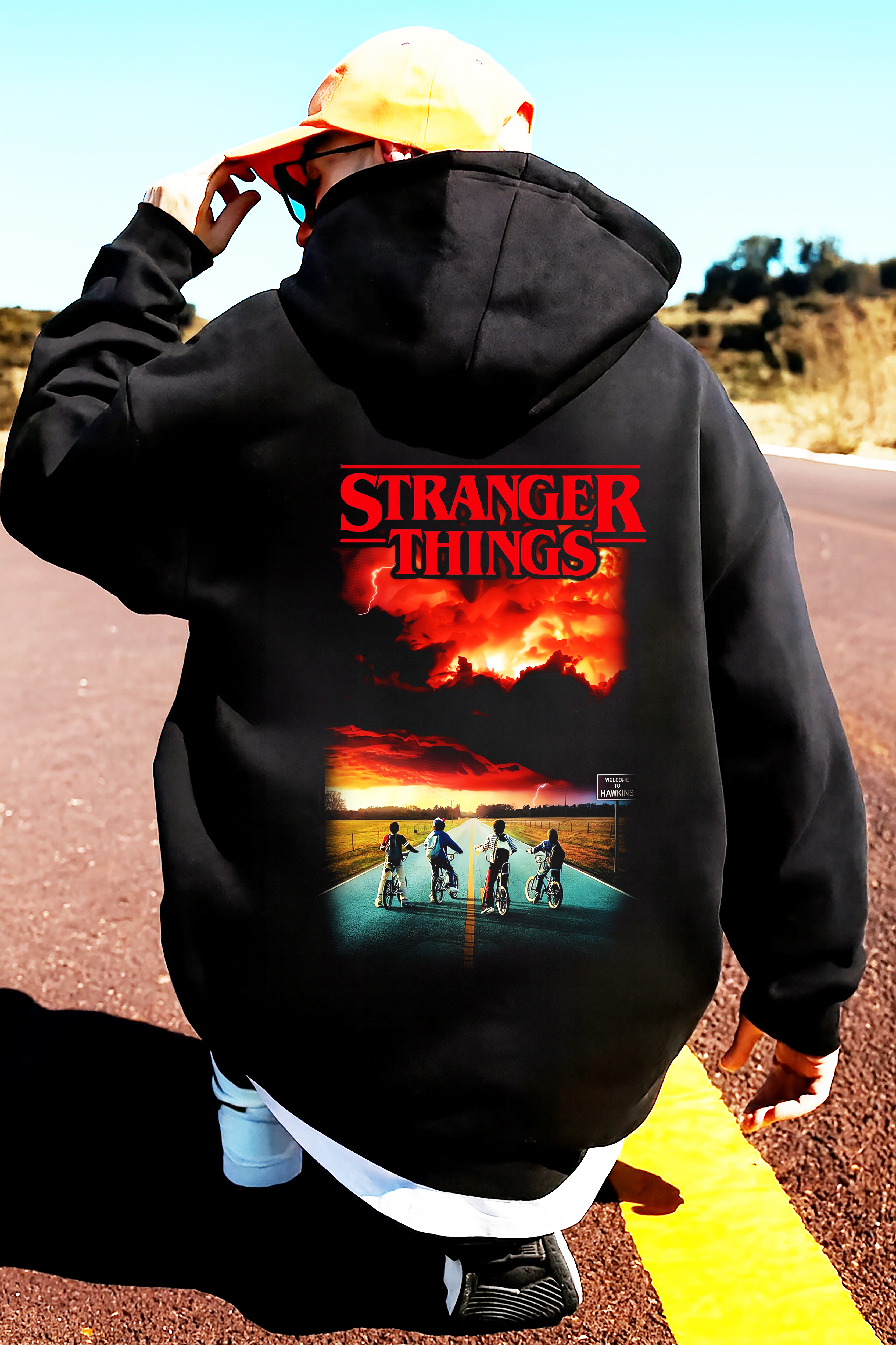 stranger things sudadera,sudadera para niños y adultos  , la serie de stranger things colección
