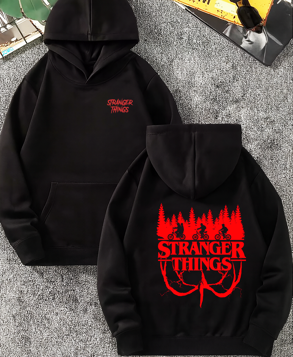 stranger things sudadera,sudadera para niños y adultos  , la serie de stranger things colección