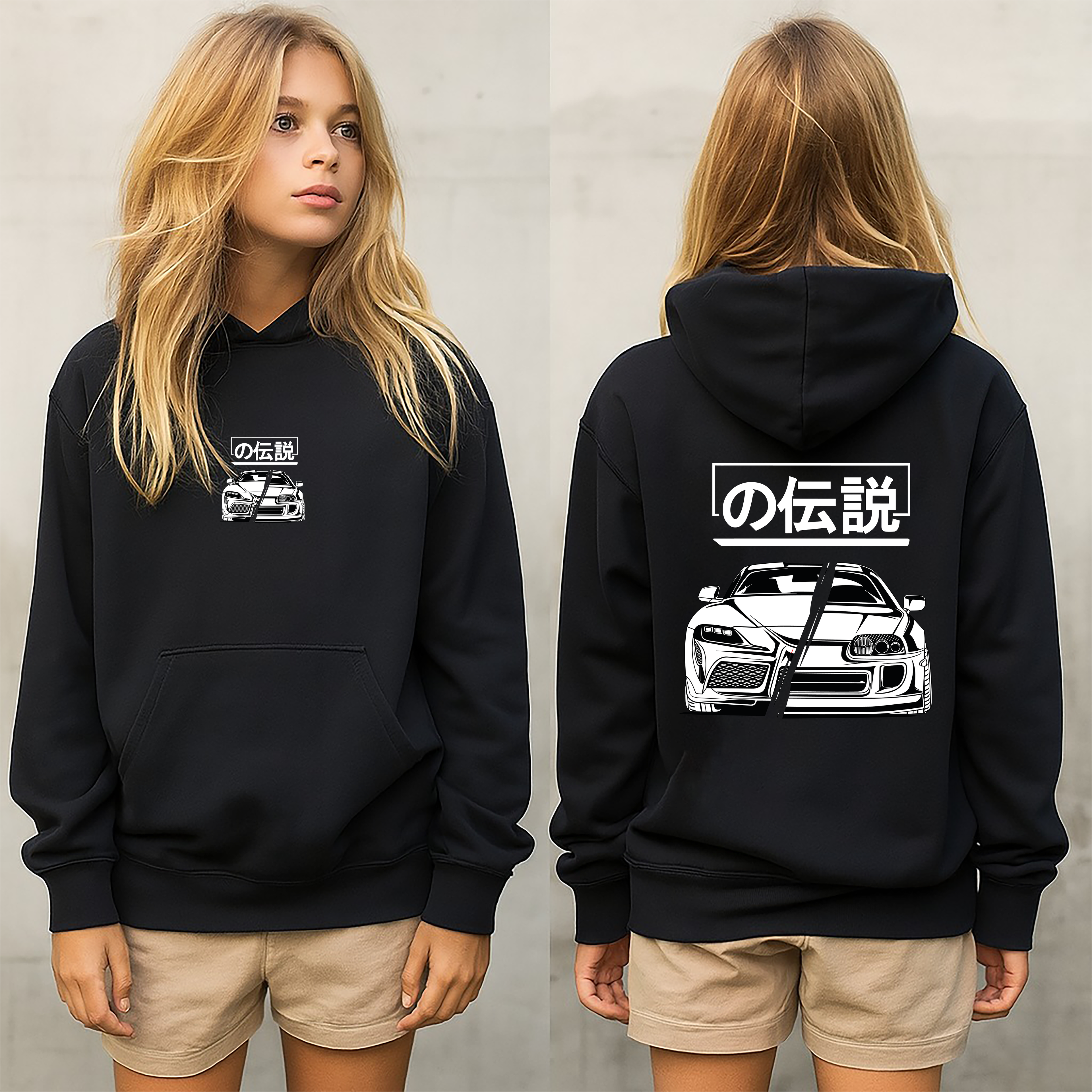sudadera con diseño de Toyota supra  ,sudadera muy caliente y cómoda ,Supra colección y accesorios TOYOTA SUPRA