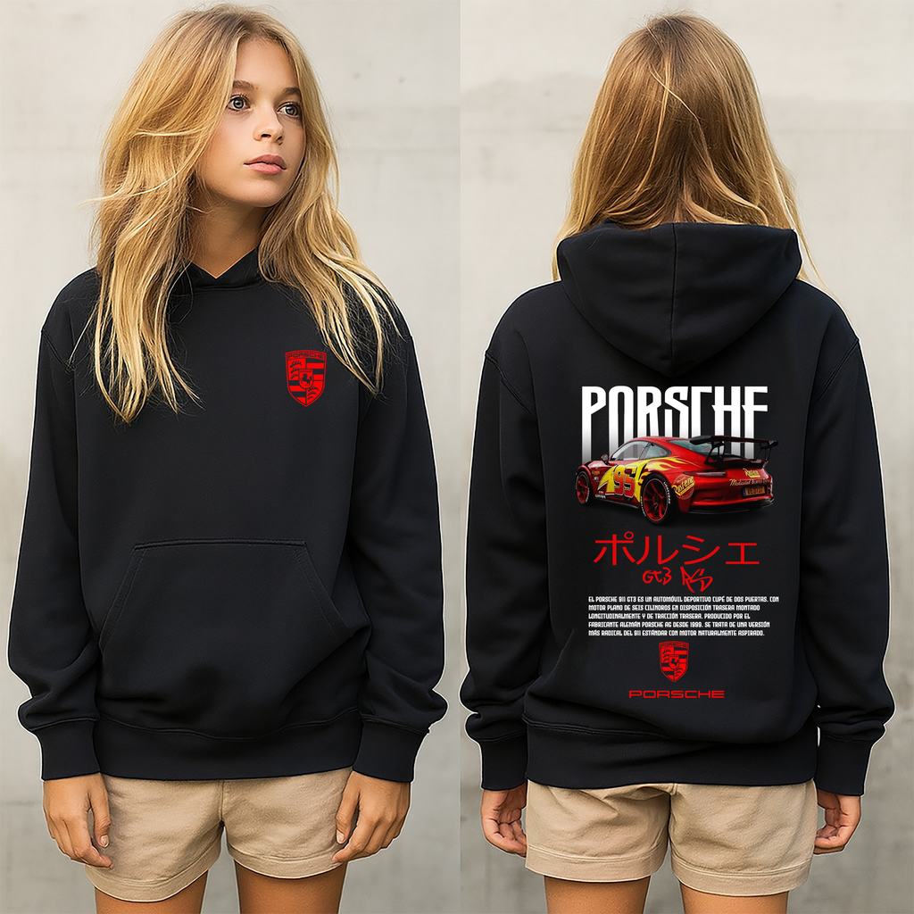 Sudadera con diseño de porsche ,sudadera para niños y adultos  , sudadera de Porsche,porshe