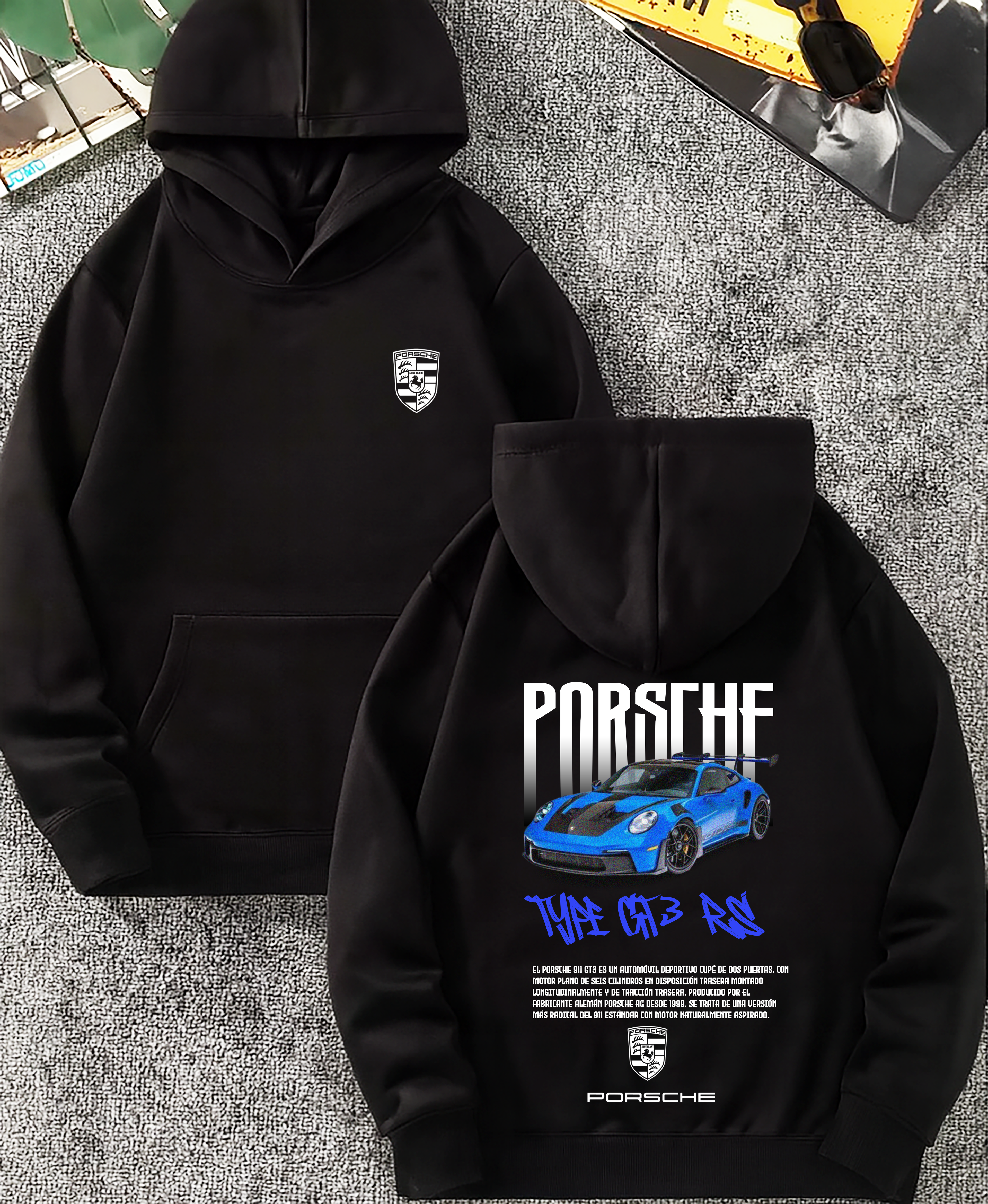 Sudadera con diseño de porsche ,sudadera para niños y adultos  , sudadera de Porsche,porshe
