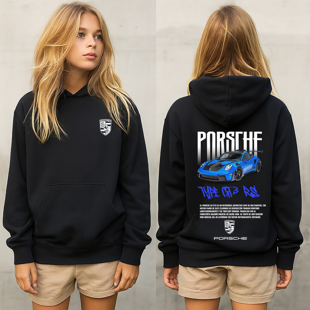 Sudadera con diseño de porsche ,sudadera para niños y adultos  , sudadera de Porsche,porshe