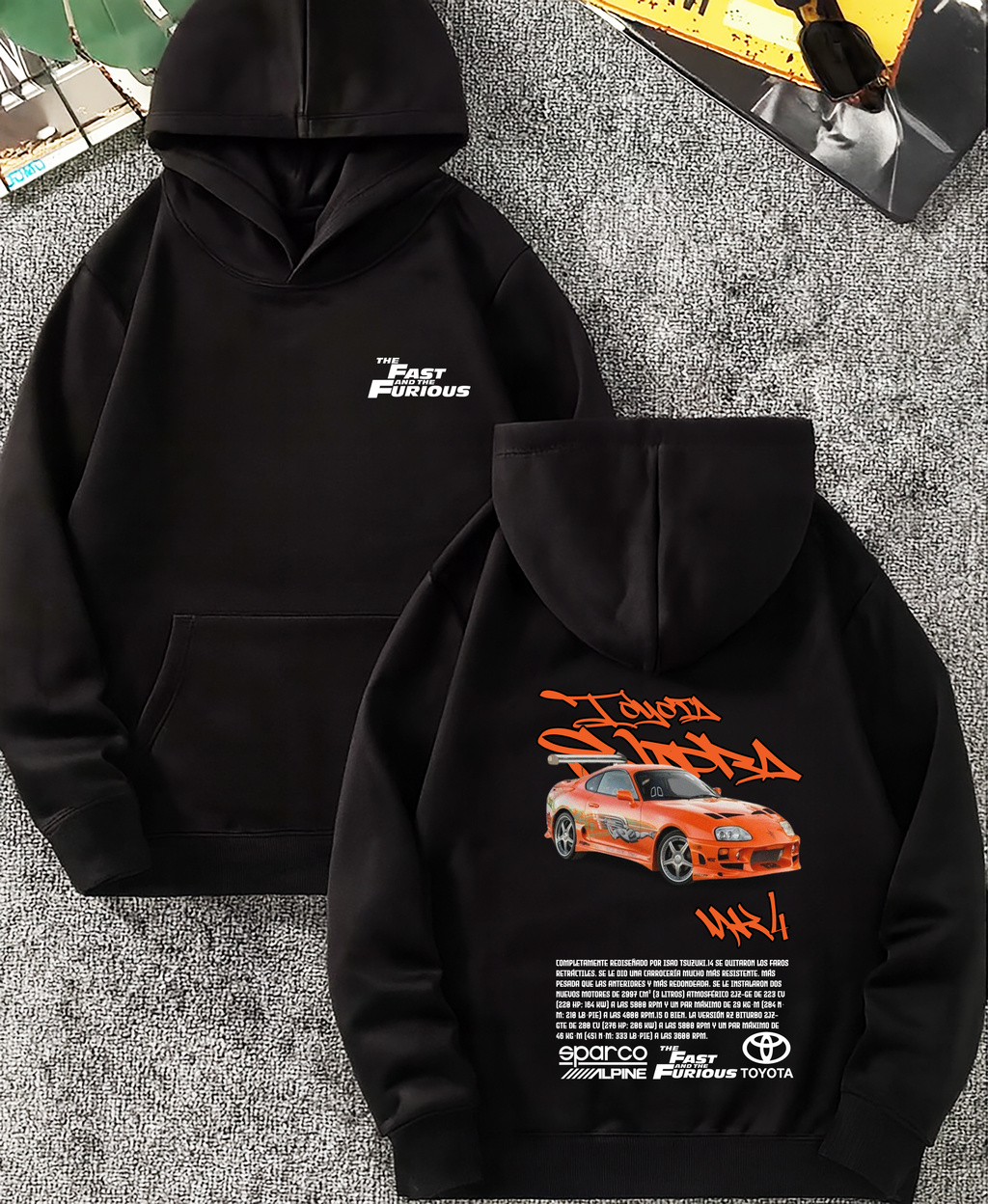 sudadera con diseño de Toyota   ,sudadera muy caliente y cómoda , toyota colección y accesorios TOYOTA supra