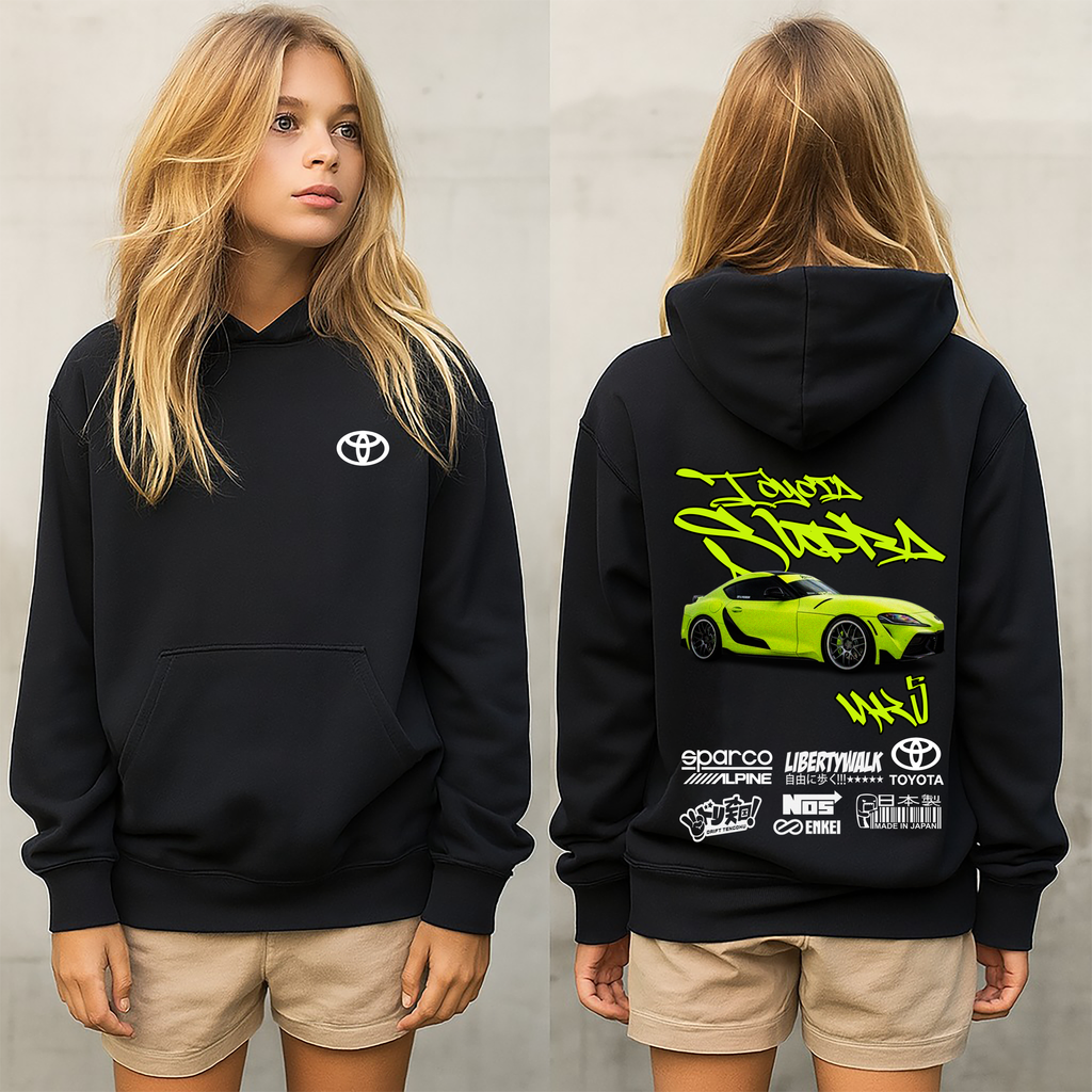 sudadera con diseño de Toyota   ,sudadera muy caliente y cómoda , toyota colección y accesorios TOYOTA