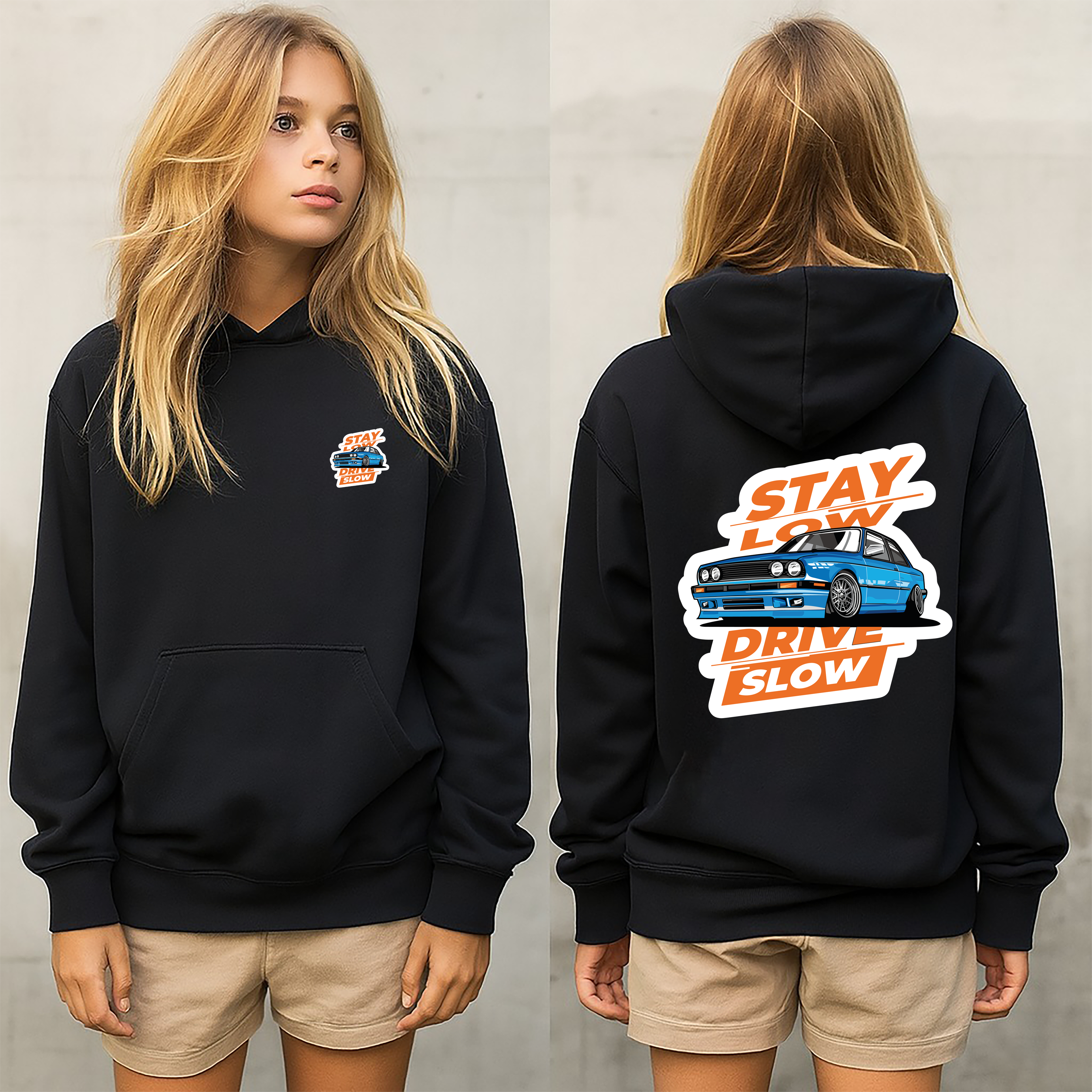 sudadera con diseño de BMW , sudadera muy caliente y cómoda , colección y accesorios bmw