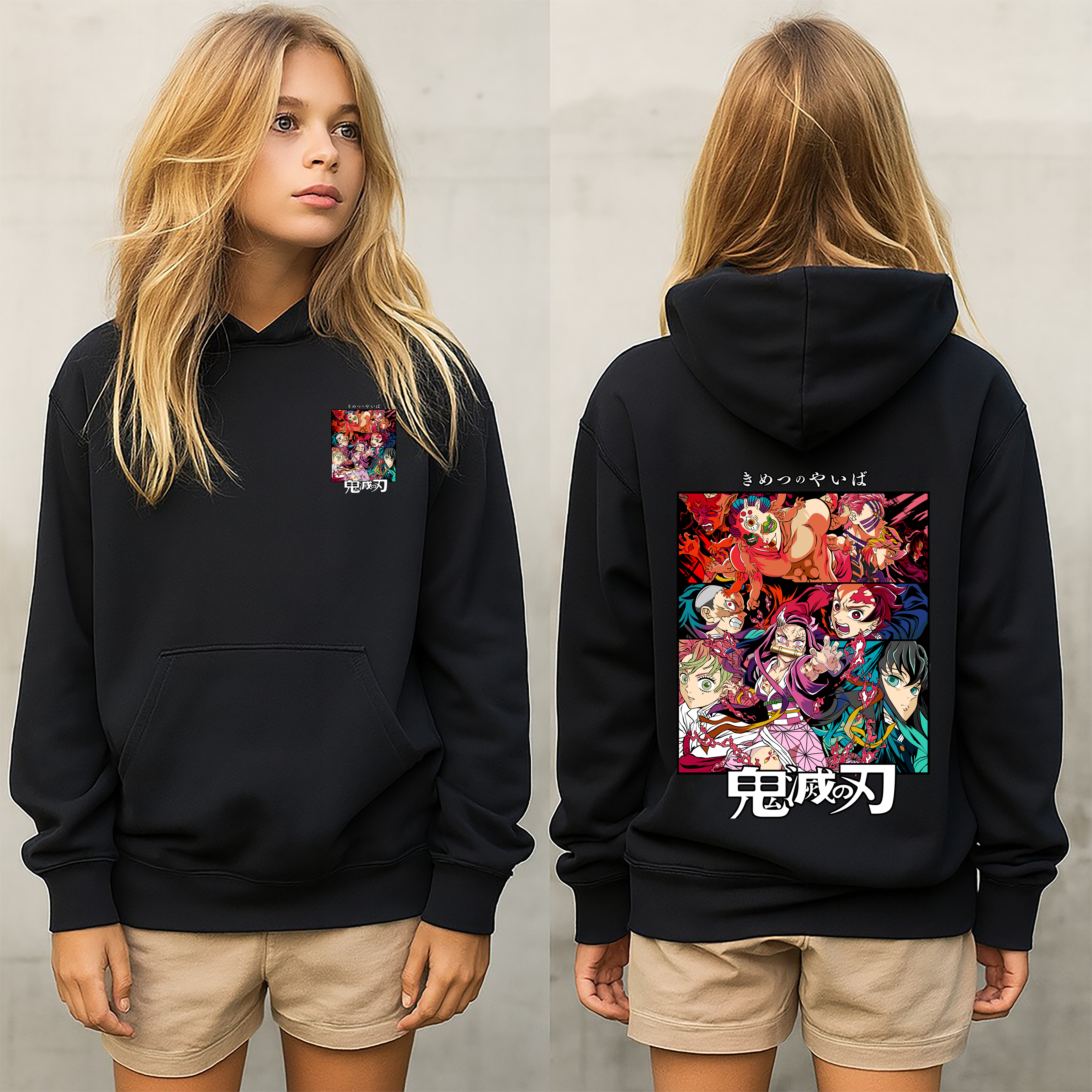 Demon slayer sudadera,sudadera para niños y adultos  , Demo Slayer colección y accesorios Demon slayer