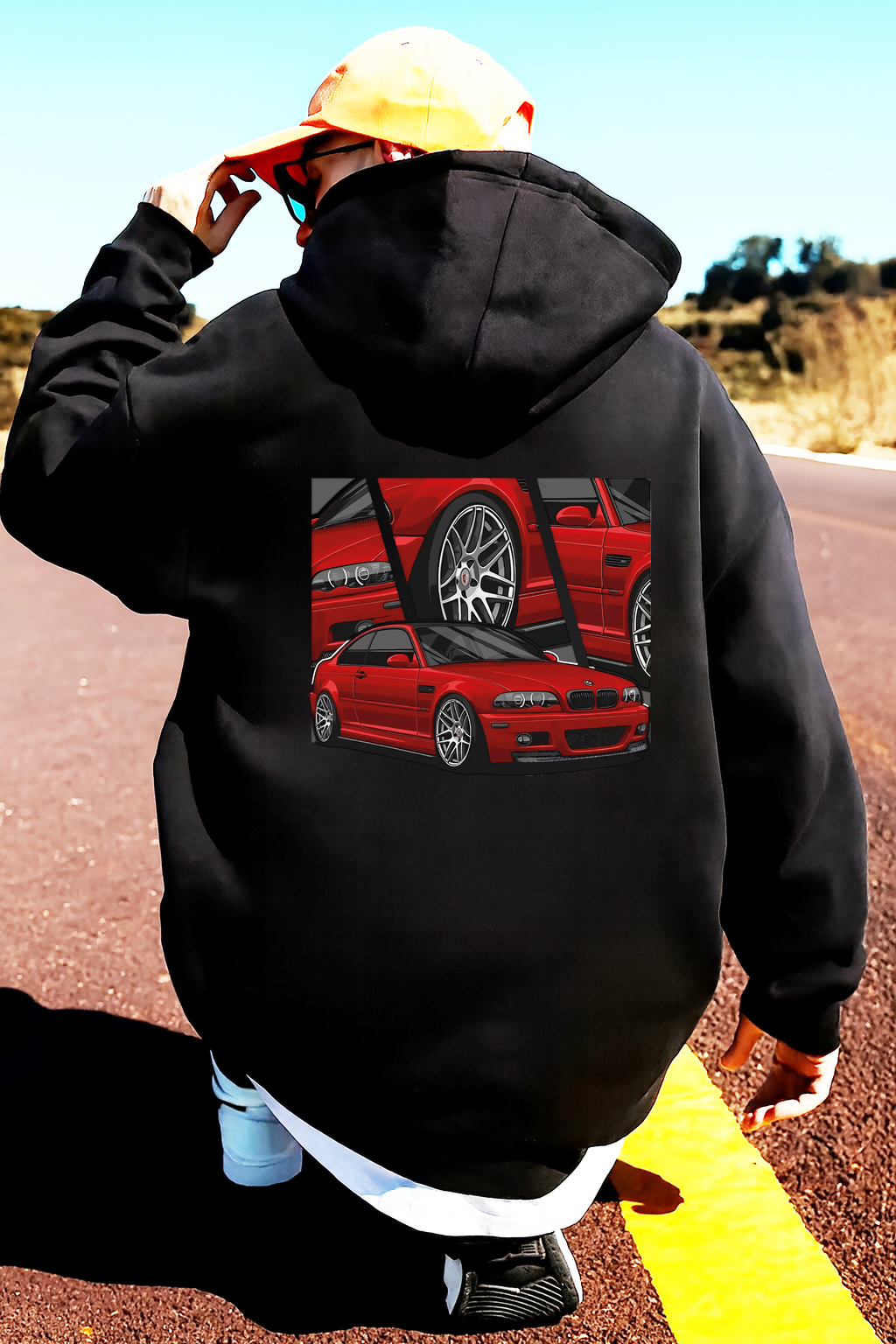 sudadera con diseño de BMW , sudadera muy caliente y cómoda , colección y accesorios bmw red
