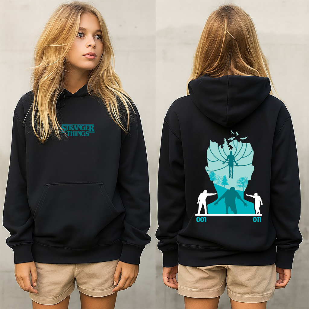 stranger things sudadera,sudadera para niños y adultos  , la serie de stranger things colección