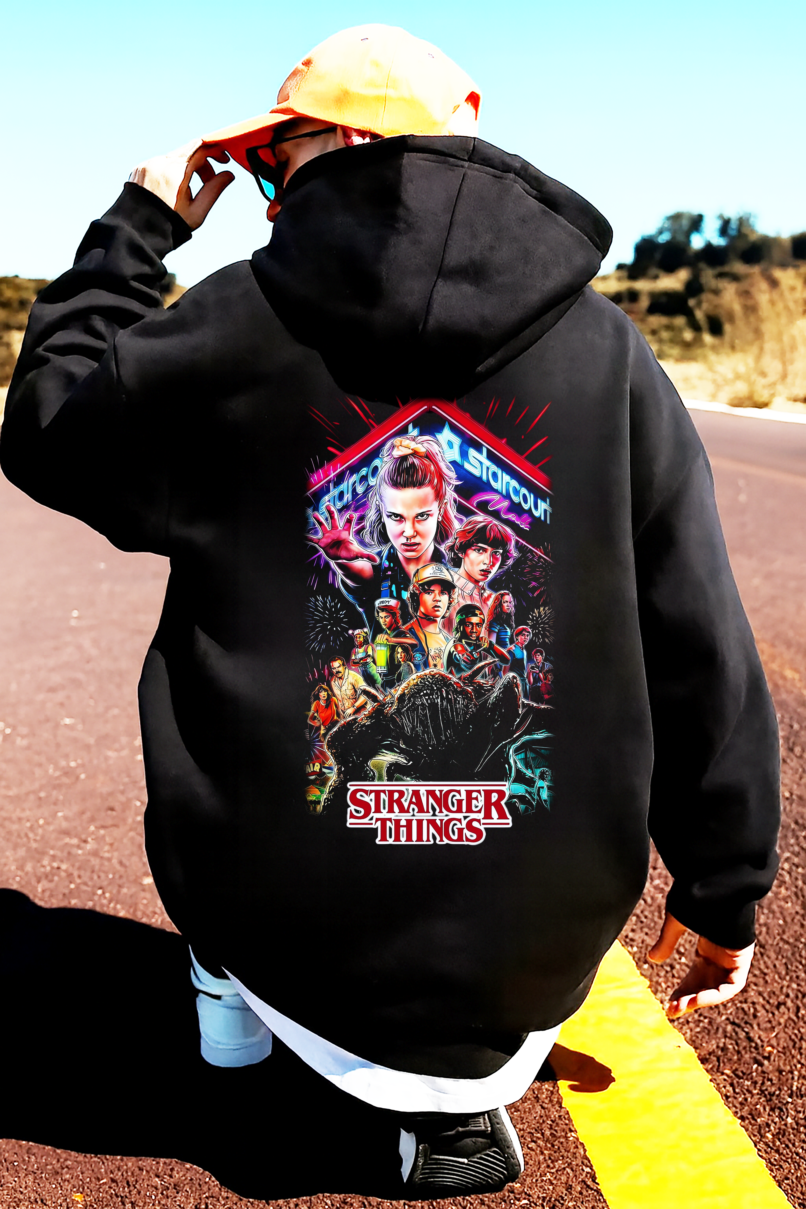 stranger things sudadera,sudadera para niños y adultos  , la serie de stranger things colección