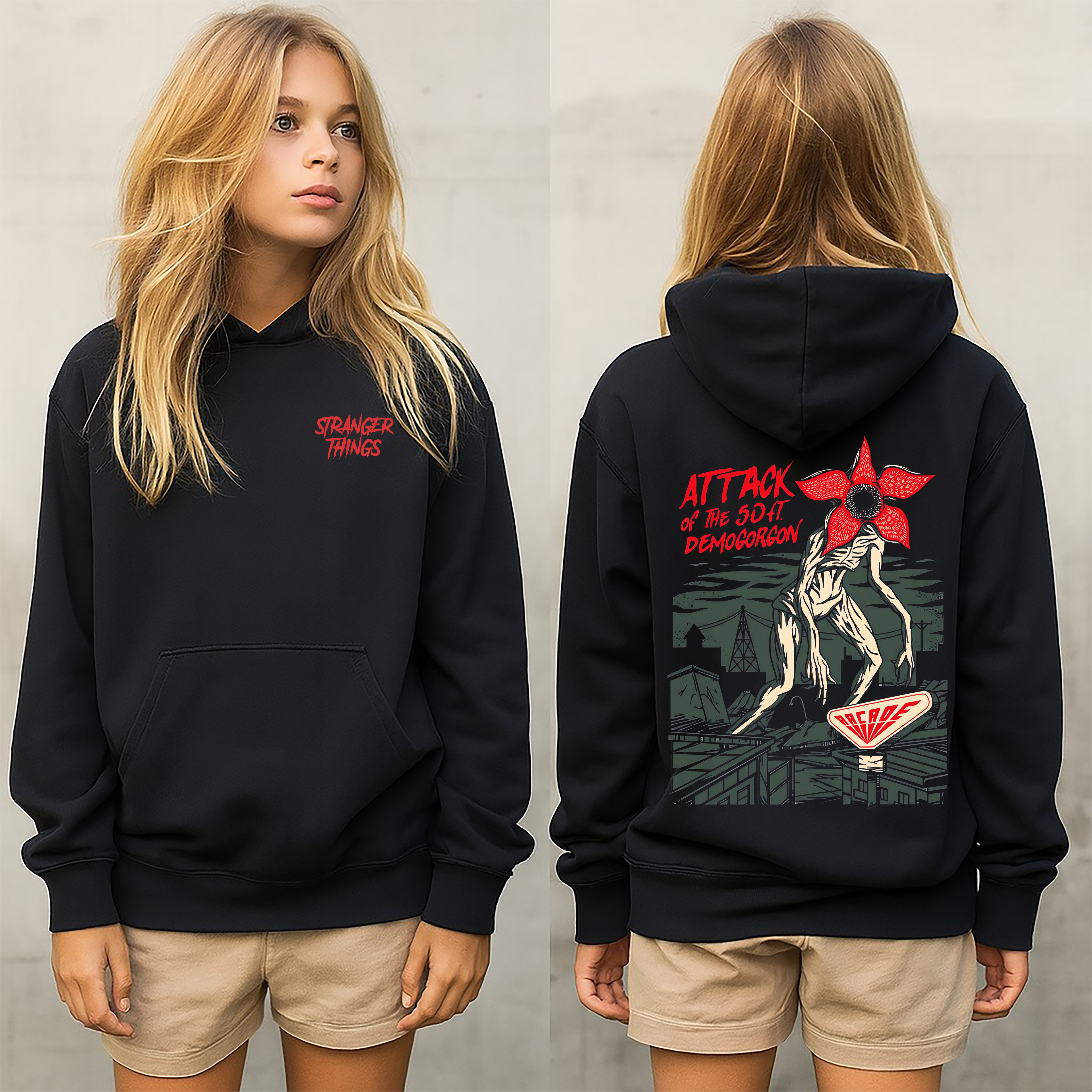 stranger things sudadera,sudadera para niños y adultos  , la serie de stranger things colección