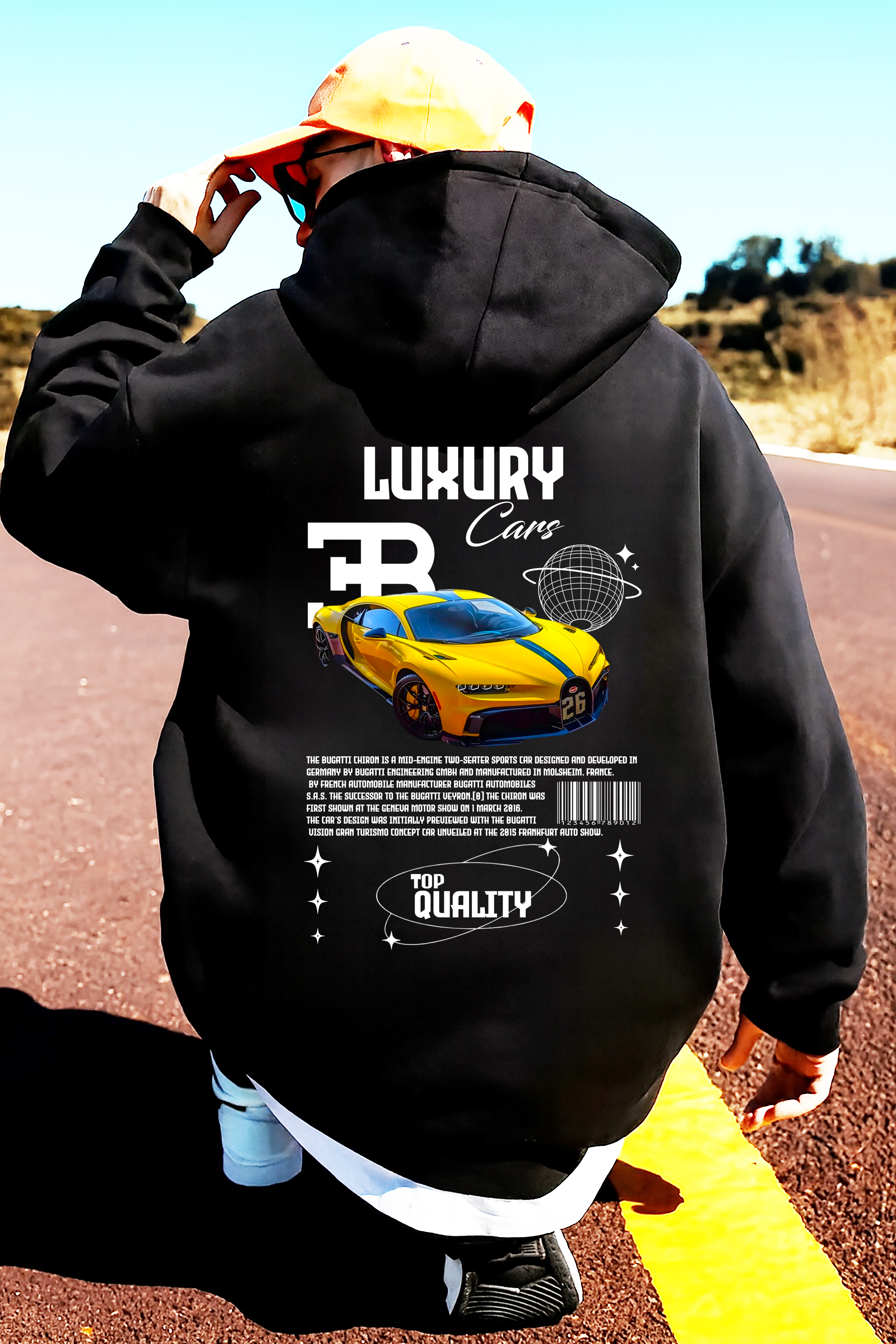 Sudadera con diseño de BUGATTI ,sudadera para niños y adultos  , sudadera de Bugatti , all cars . mas coches