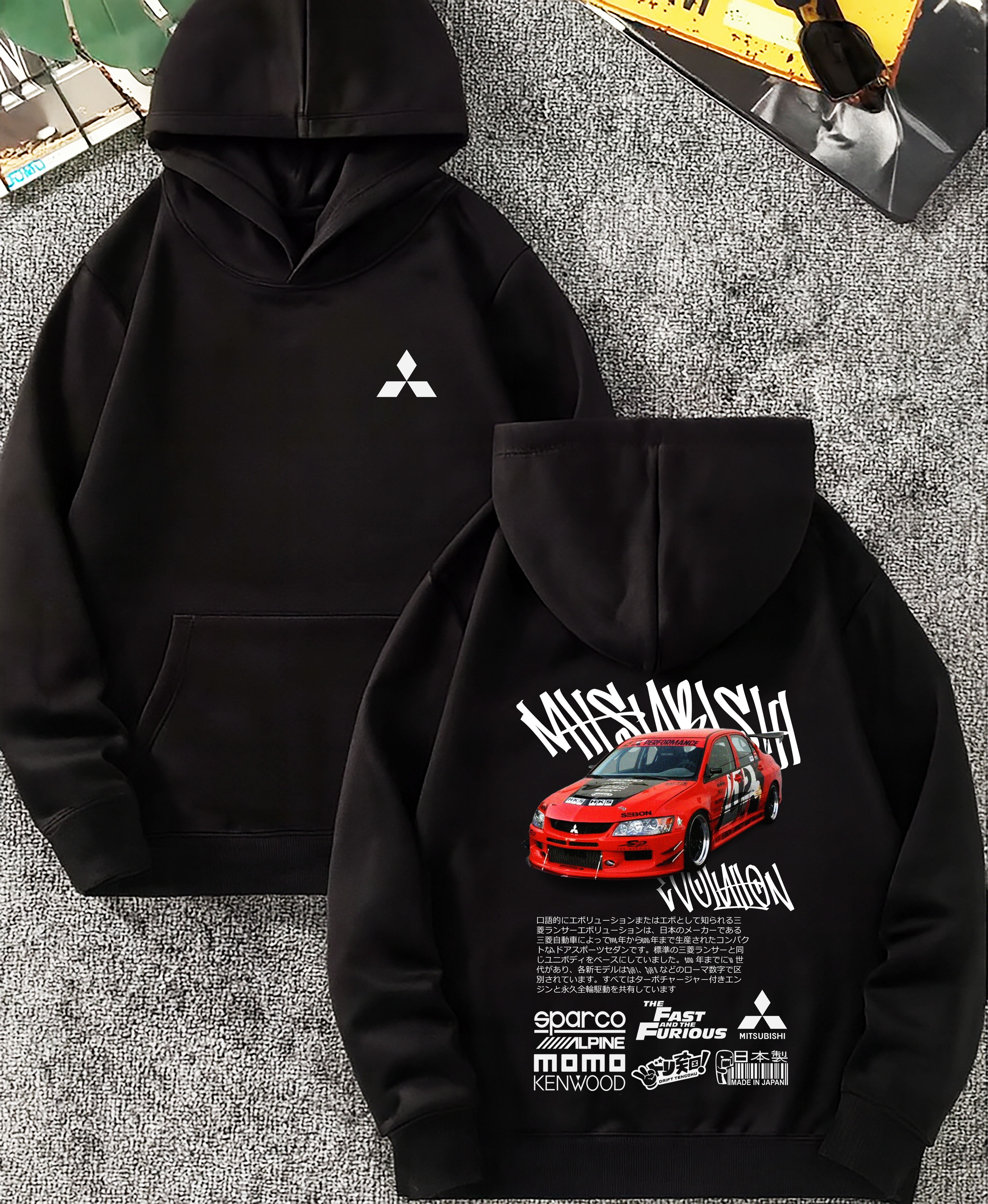 Sudadera con diseño Mitsubishi ,sudadera para niños y adultos  , sudadera de mitsubishi   ,all cars,mas coches