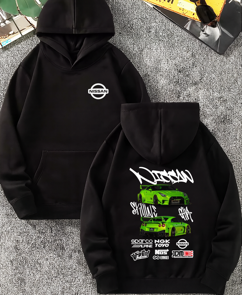 Sudadera con diseño NISSAN ,sudadera para niños y adultos  , sudadera NISSAN ,all cars,mas coches ,NISSAN