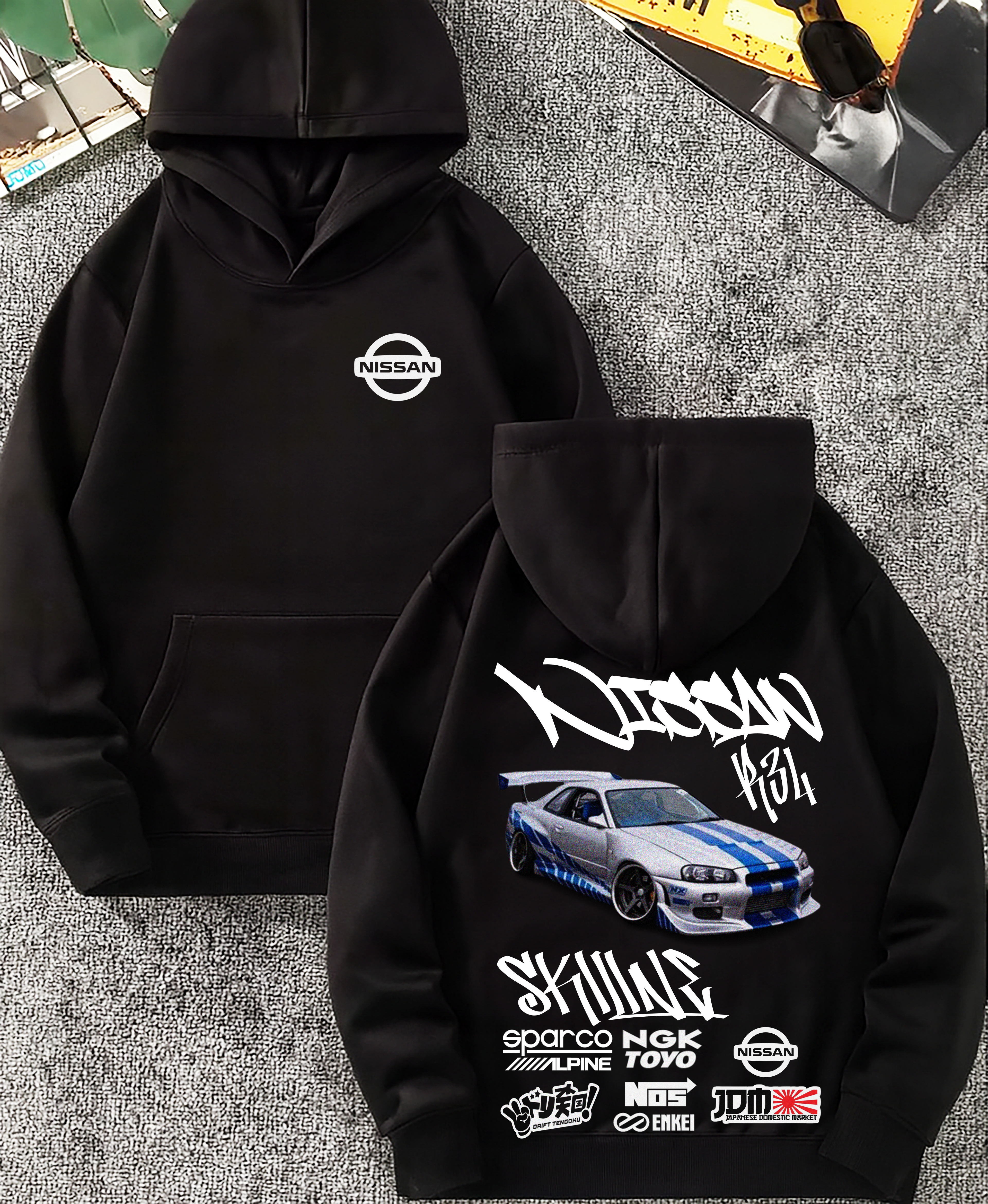 Sudadera con diseño NISSAN ,sudadera para niños y adultos  , sudadera NISSAN ,NISSAN