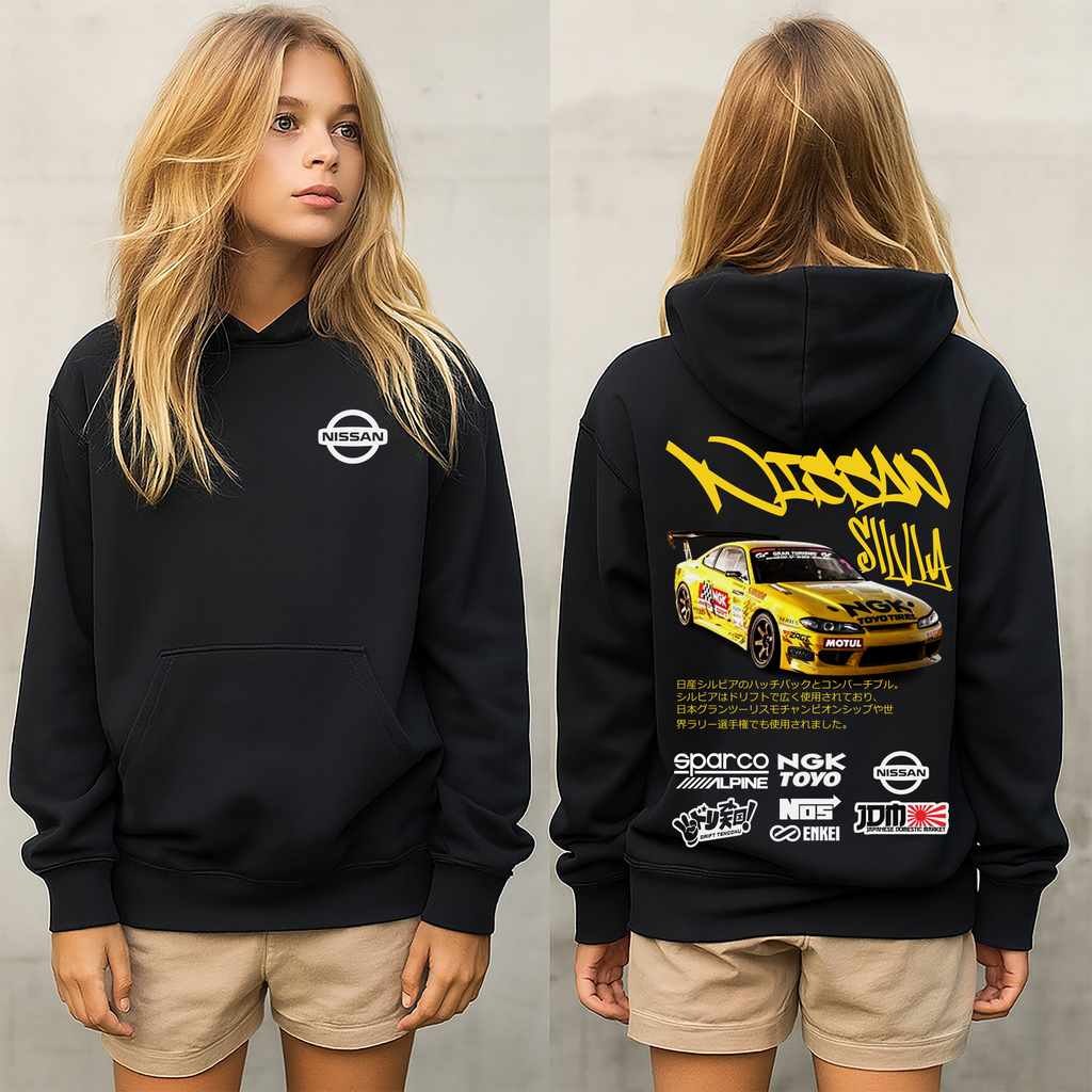 Sudadera con diseño NISSAN ,sudadera para niños y adultos  , sudadera NISSAN ,NISSAN