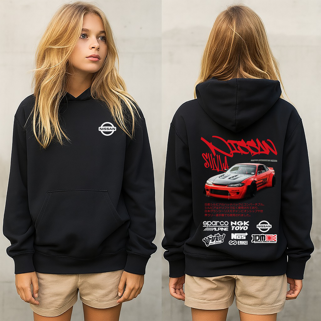 Sudadera con diseño NISSAN ,sudadera para niños y adultos  , sudadera NISSAN ,NISSAN