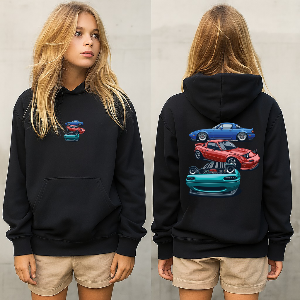 sudadera con diseño de Mazda , sudadera muy caliente y cómoda ,mas coches colección y accesorios MAZDA ,all cars